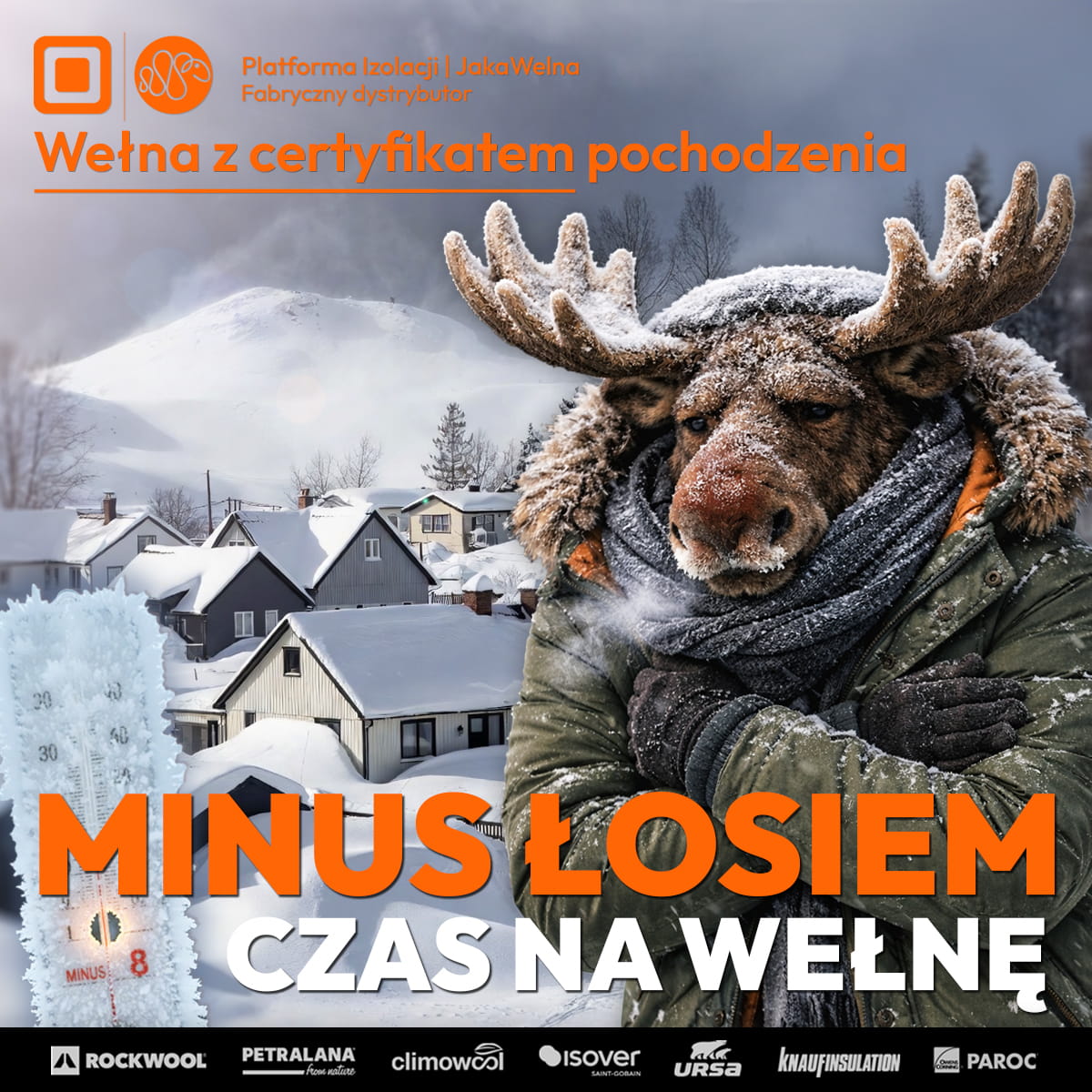 minus łosiem - czas na wełnę - www.platformaizolacji.pl